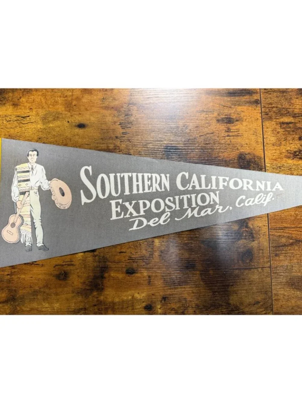 Vintage Southern California Exposition Del Mar, California pennant